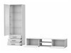 Woonkamerset Tornola 107 (Wit + Glanzend wit)