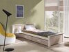 Bed Henderson 118 (Wit + Sonoma eik)