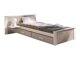 Bed Henderson 118 (Wit + Sonoma eik)