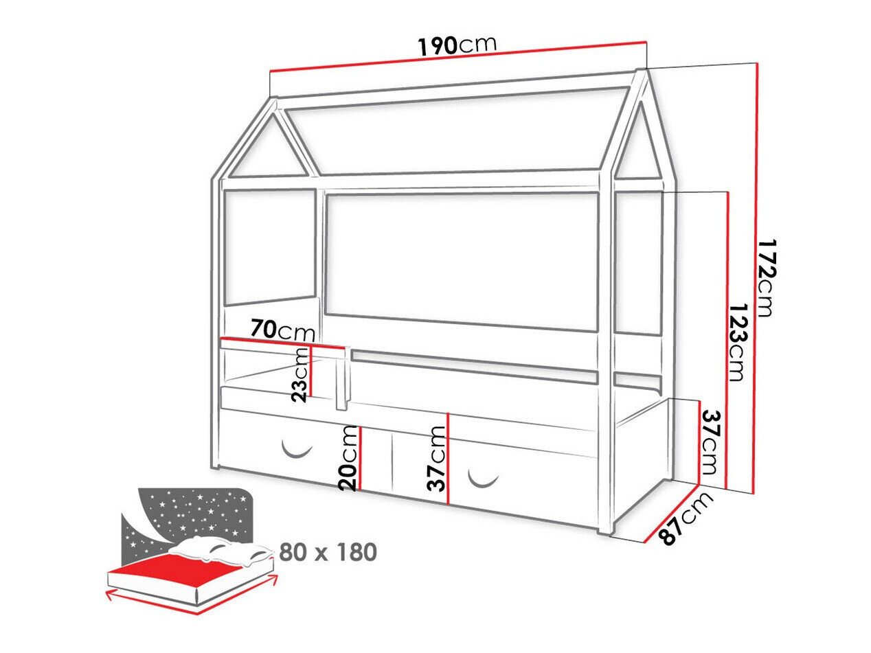 Seng Henderson 132 (Hvid)