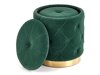 Set poefs Houston 1154 (Donkergroen)