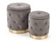 Set poefs Houston 1154 (Grijs)