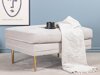 Gestoffeerde bank Dallas 2653 (Beige + Gouden)