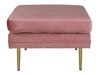 Gestoffeerde bank Dallas 2653 (Roze + Gouden)