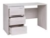 Bureau Fivelbo 100 (Gebleekt eiken + Glanzend wit)