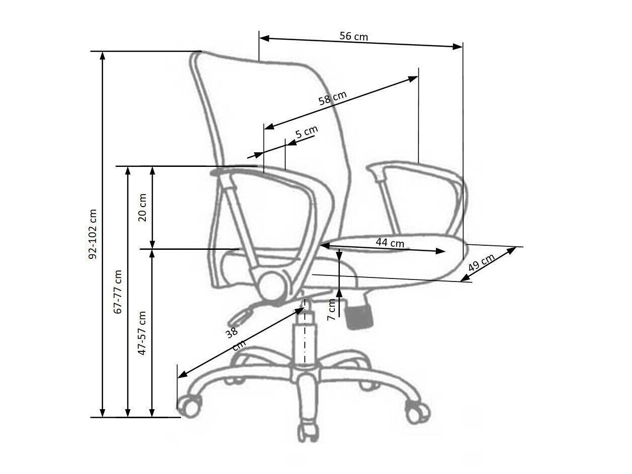 Chaise de bureau Houston 108 (Noir)