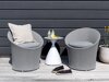 Balkonset Dallas 3118 (Wit + Zwart)