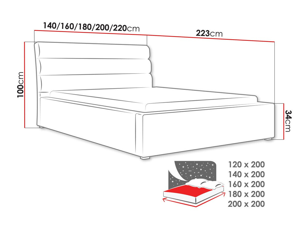 Bed Pomona 110 (Victoria 14 866)
