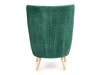 Fauteuil Houston 838 (Donkergroen + Licht hout)