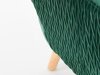 Fauteuil Houston 838 (Donkergroen + Licht hout)