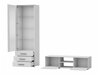 Woonkamerset Tornola 110 (Wit + Glanzend wit)