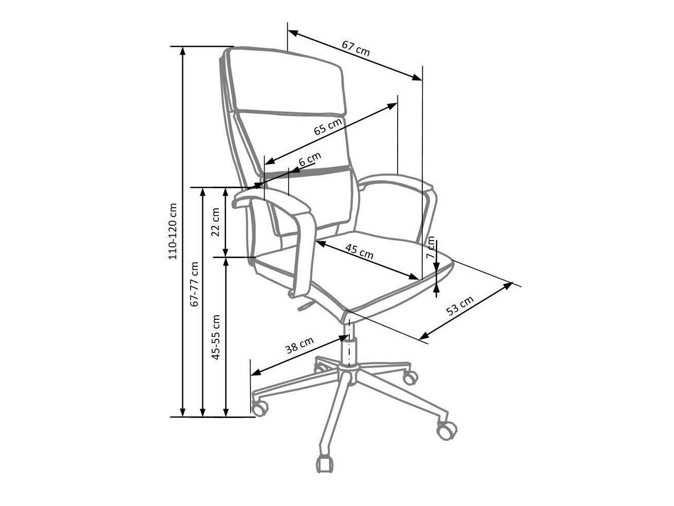 Kontorstol Houston 227