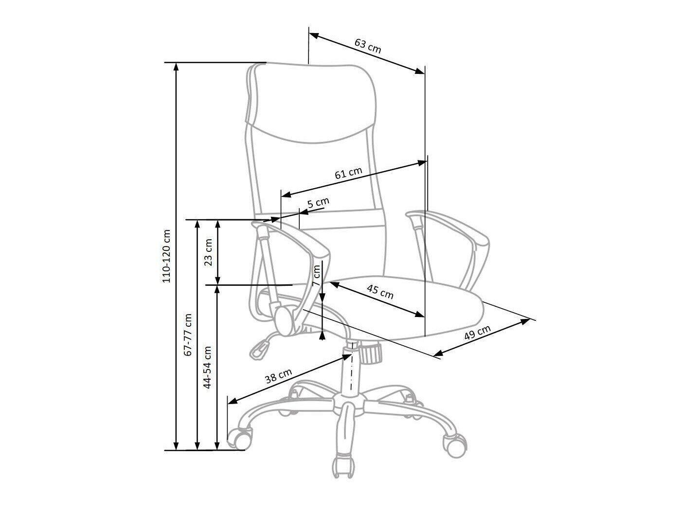 Kontorstol Houston 429 (Grå)