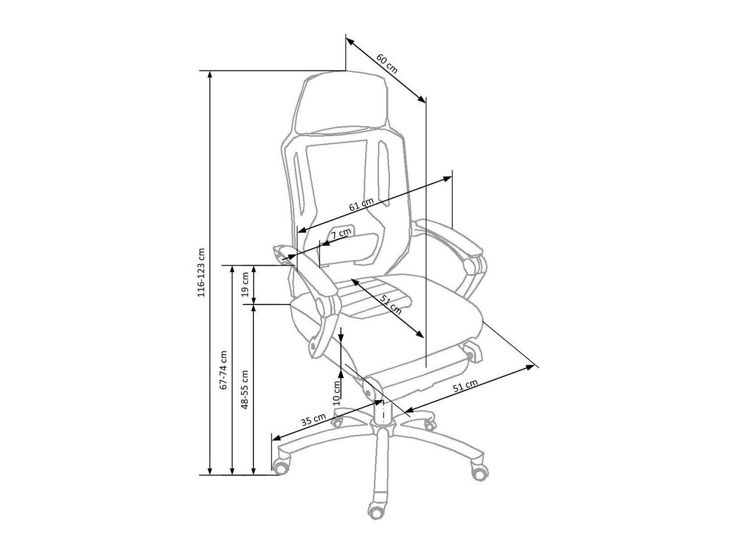 Kontorstol Houston 495