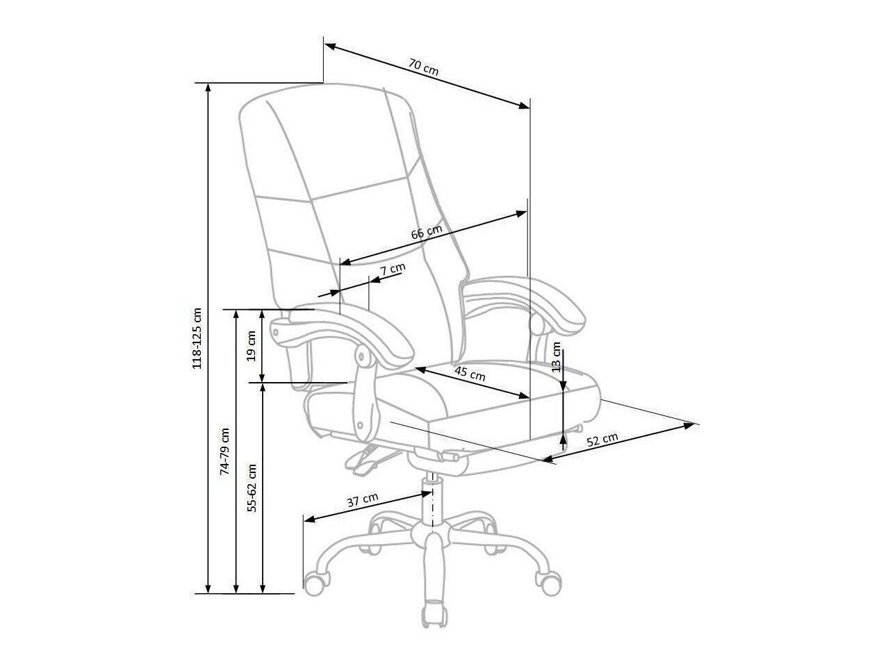 Bureaustoel Houston 437