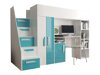 Hoogslaper Hartford 192 (Wit + Glans Turquoise + Glanzend wit)