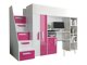 Hoogslaper Hartford 192 (Wit + Glanzend roze + Glanzend wit)