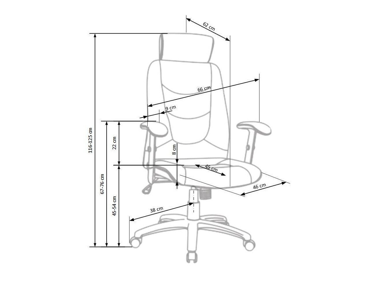 Kontorstol Houston 663