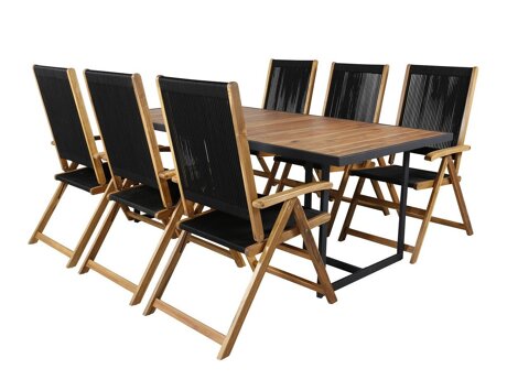 Tafel en stoelen set Dallas 2905