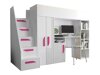 Hoogslaper Hartford 192 (Wit + Glanzend wit + Glanzend roze)