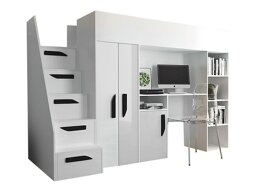 Hoogslaper Hartford 192 (Wit + Glanzend wit + Glanzend zwart)