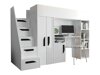 Hoogslaper Hartford 192 (Wit + Glanzend wit + Glanzend zwart)