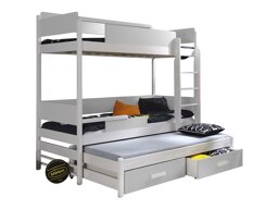Stapelbed Henderson 114 (Wit + Grijs)