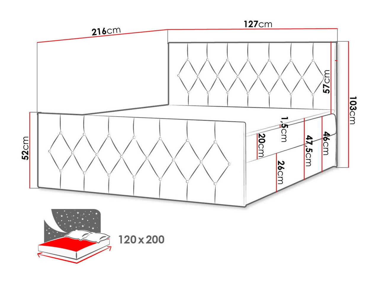 Boxspring Hortulus II (Mikrofaza 05)