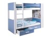 Lit superposé Henderson 141 (Blanc + Bleu)