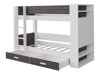 Stapelbed Henderson 141 (Wit + Blauw)
