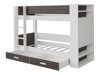 Stapelbed Henderson 142 (Wit + Blauw)