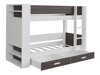 Stapelbed Henderson 142 (Wit + Blauw)
