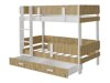Stapelbed Henderson 144 (Wit + Artisan eiken)