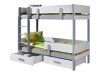 Stapelbed Henderson 144 (Wit + Grijs)