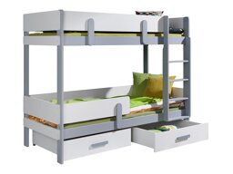 Stapelbed Henderson 144 (Wit + Grijs)