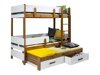 Stapelbed Henderson 145 (Wit + Eiken)