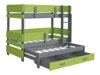 Stapelbed Henderson 145 (Wit + Eiken)