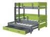 Stapelbed Henderson 146 (Wit + Eiken)
