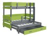 Stapelbed Henderson 146 (Wit + Eiken)