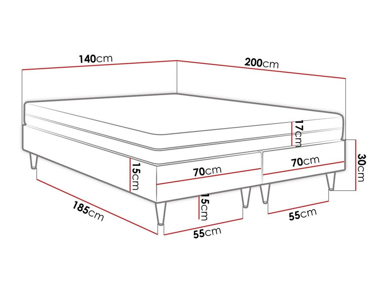 Boxspring Logan 109 (Manila 02)