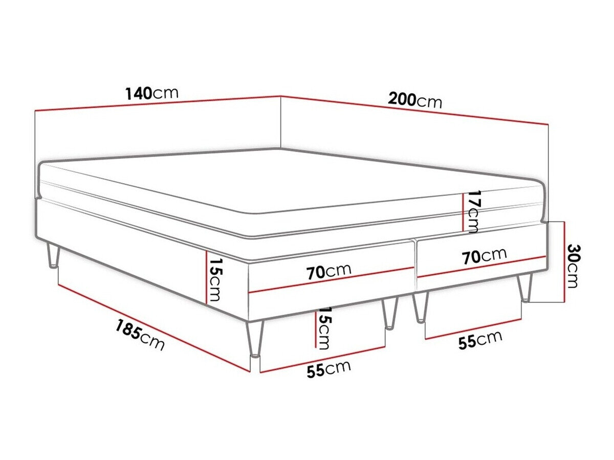 Boxspring Logan 109 (Manila 11)