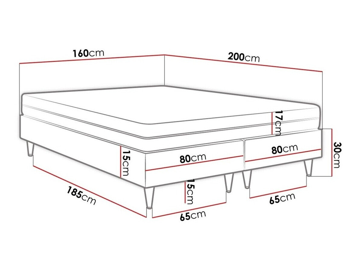 Boxspring Logan 109 (Manila 11)