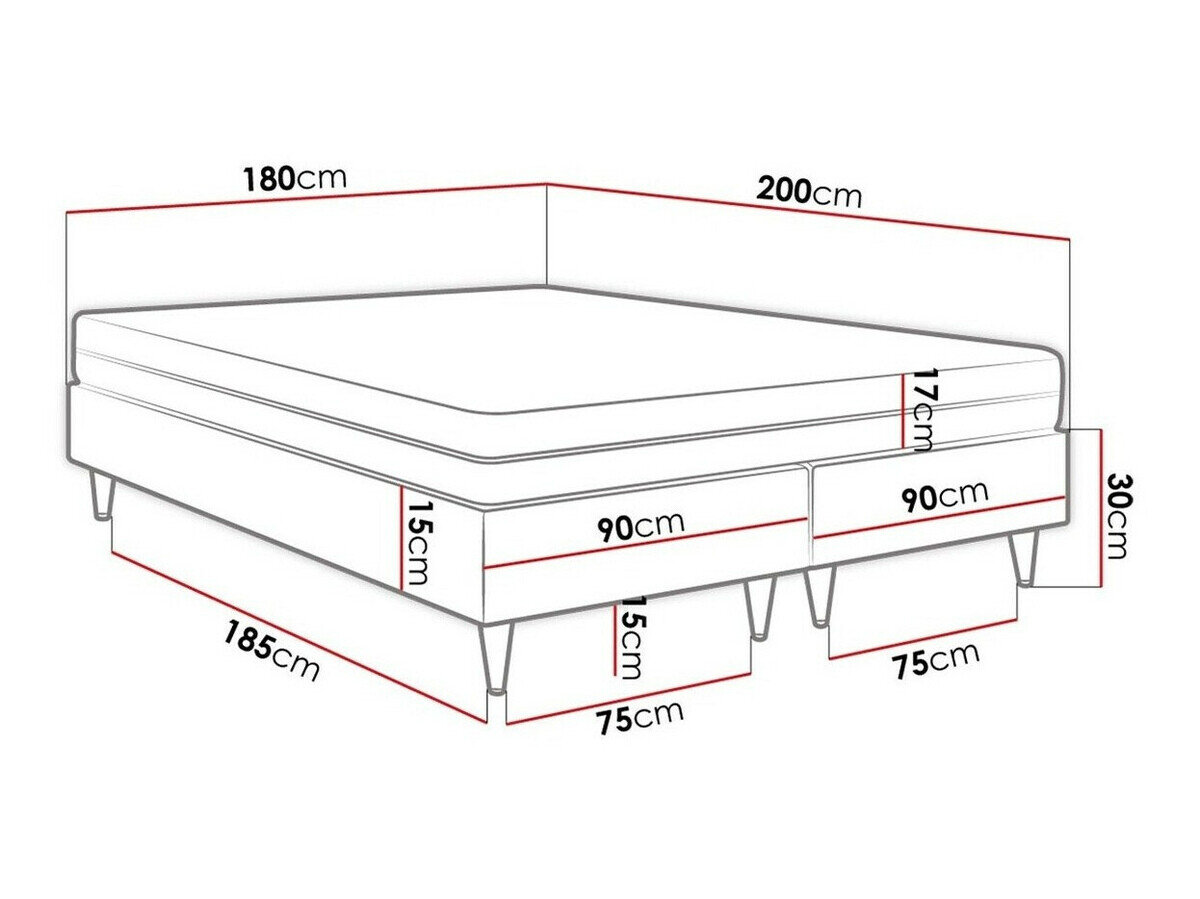 Boxspring Logan 109 (Manila 35)