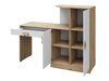 Bureau Tolfere 105 (Licht eiken + Wit + Turquoise)