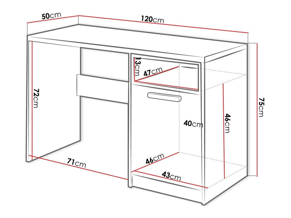 Skrivebord Veravie 128