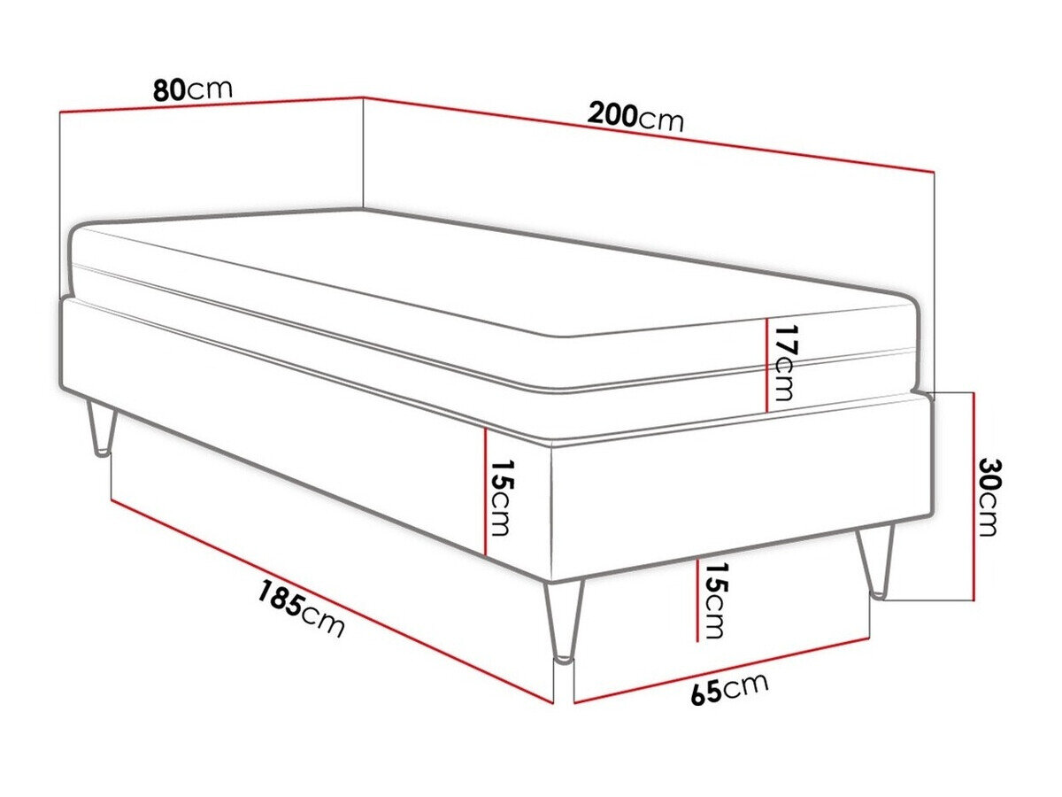 Boxspring Logan 108 (Manila 11)