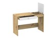 Bureau Almira 109 (Artisan eiken + Wit + Grijs)