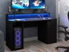 Gamer asztal Serus (Matt fekete)