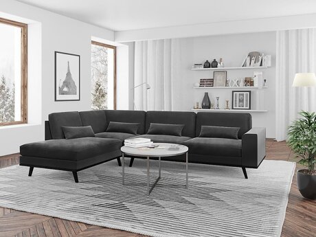 Hjørnesofa Floromo 107 (Monolith 95)