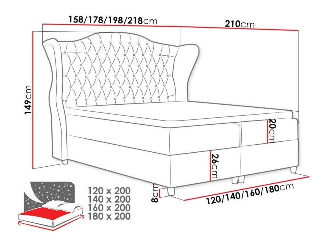 Boxspring Poeta (Kronos 07)